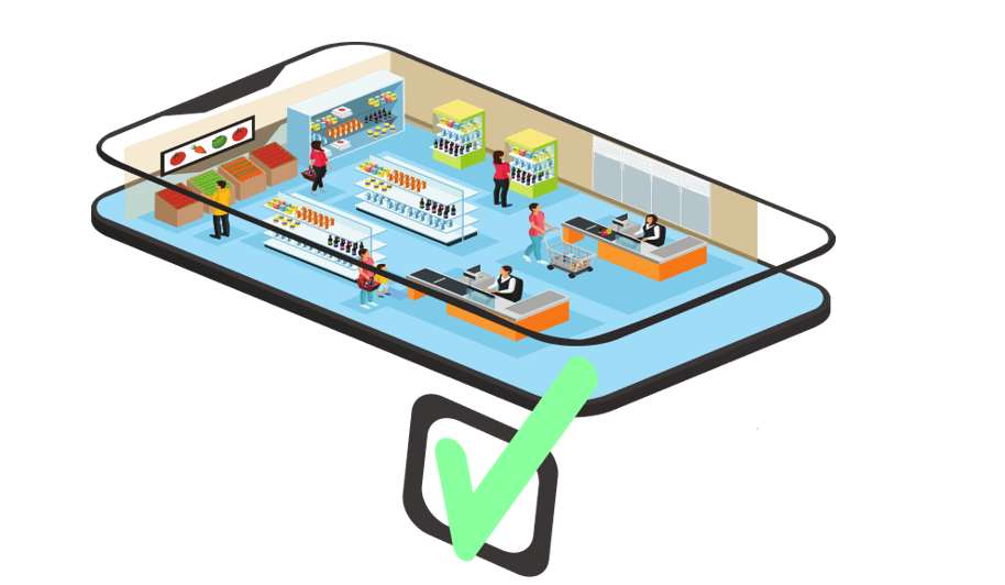 Reconocimiento de Imagen en el Punto de Venta lineal shop