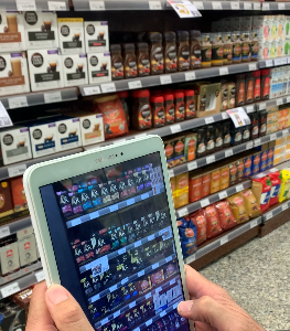 Cómo hacer la foto perfecta en el lineal para el Reconocimiento de Imágenes reconocimiento tablet 1